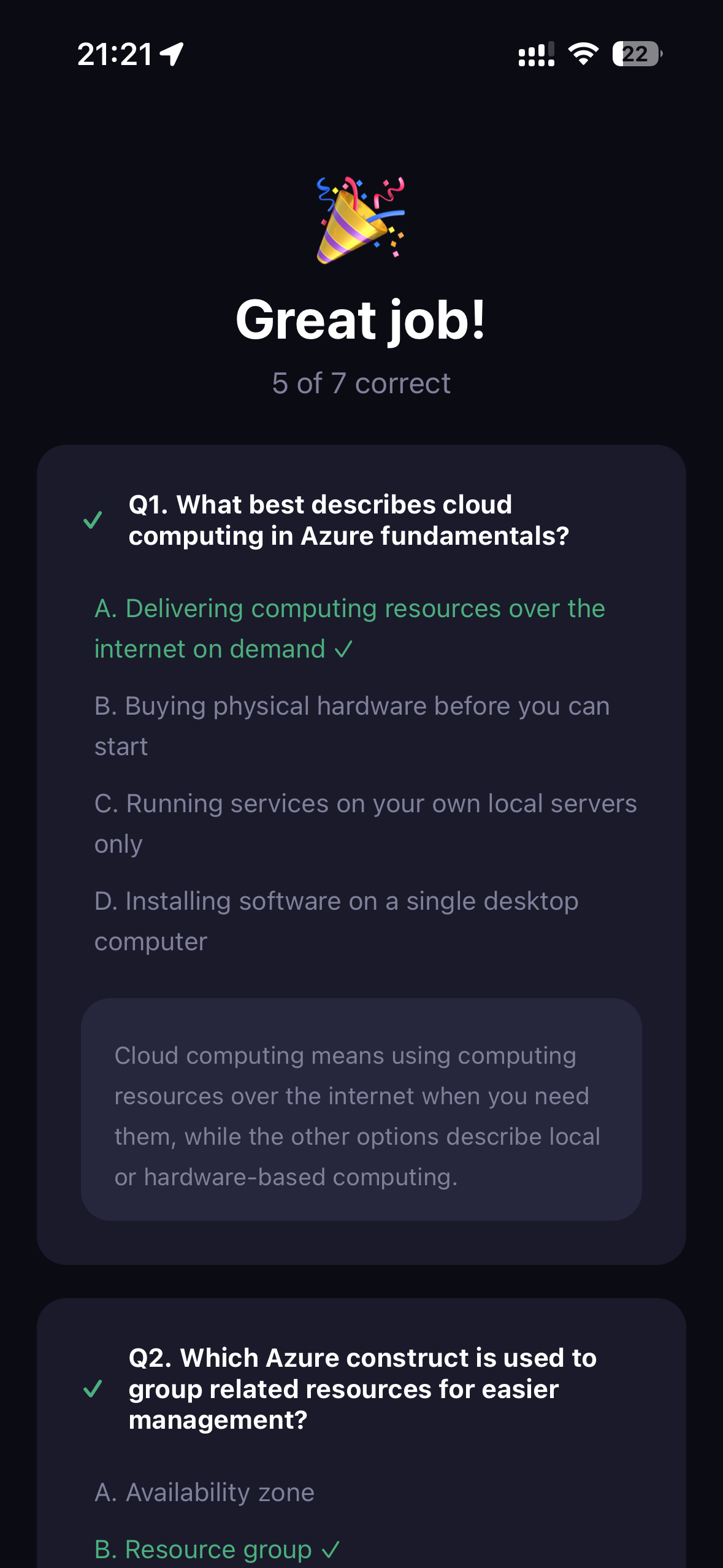 Dumqa test screen